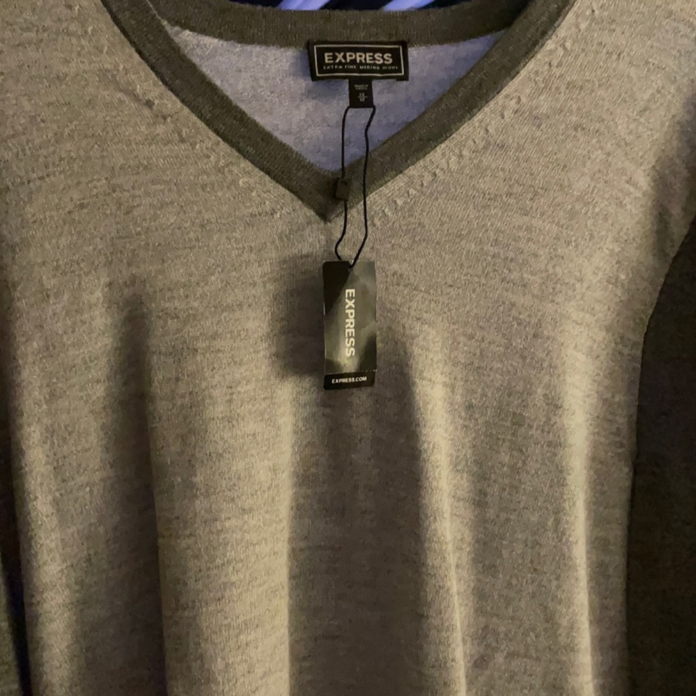 Express Men’s Merino Wool Sweater Medium